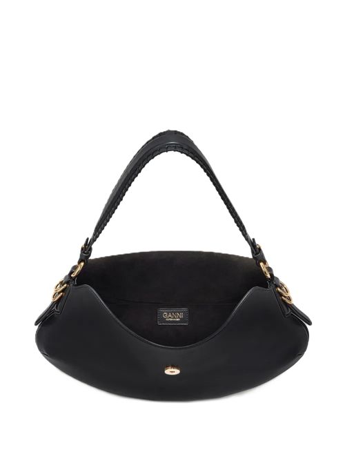 GANNIBorsa a spalla con fibbia Ganni | B2070049099 BLACK